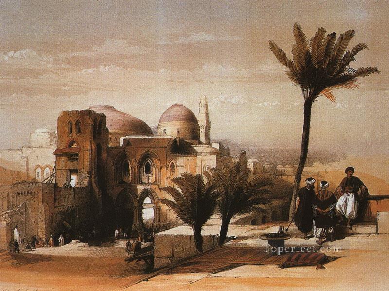 the mosque of omar David Roberts Oil Paintings